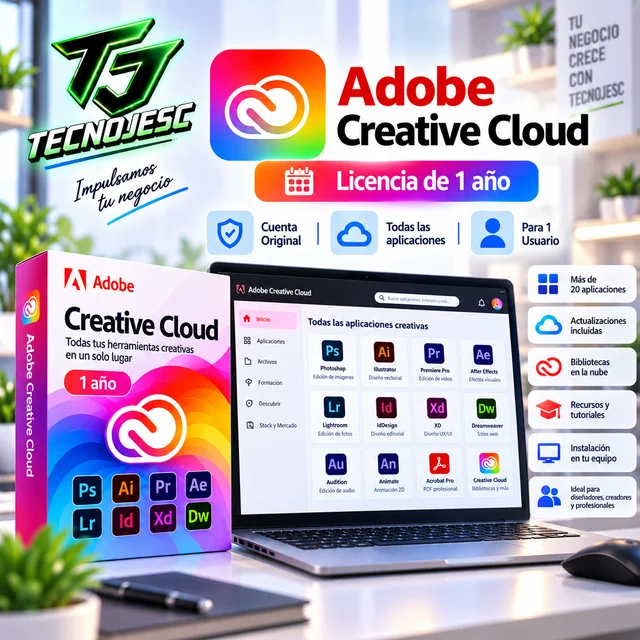 Adobe Creative Cloud, presentación ilustrativa