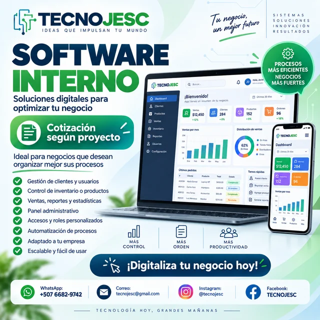 Software interno, presentación ilustrativa